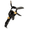 Fetish Collection Spéculum en métal Anal Bec 10 cm - Hauteur 6.5 - 8 cm Noir